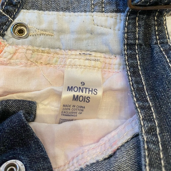 Authentic Osh Kosh girl jean dress 9 month - Picture 3 of 3